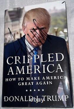 Donald Trump Autographed Signed Book BAS Beckett LOA