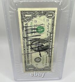 Donald Trump Autographed Signed Dollar Currency PSA Encapsulated
