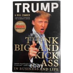 Donald Trump Autographed Think Big and Kick Ass Book JSA LOA