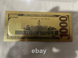 Donald Trump Bank Note Charlie Kirk Autograph