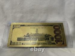 Donald Trump Bank Note Charlie Kirk Autograph