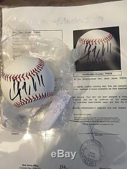 Donald Trump Billionaire President Hand Signed Autographed Roml Baseball Jsa Loa