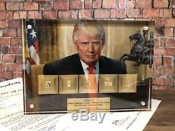 Donald Trump By Jefferson Washington Lincoln Adams Hancock Signed Jsa Psa Gift