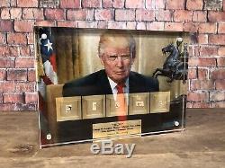 Donald Trump By Jefferson Washington Lincoln Adams Hancock Signed Jsa Psa Gift