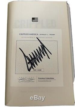 Donald Trump Crippled America Autographed Book