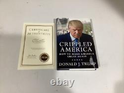 Donald Trump Crippled America Autographed Book With Coa Numbered 1,150/10,000