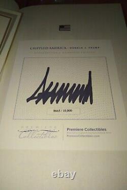 Donald Trump Crippled America Signed Auto #8665/10,000 SAVE FROM EXTINCTION