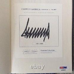 Donald Trump Crippled America Signed Autographed Book Premiere & Psa/dna Coa