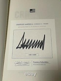 Donald Trump Crippled America book signed with COA