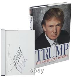 Donald Trump Dave Shiflett Signed Autograph America We Deserve Book Beckett LOA