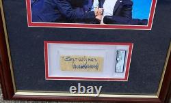 Donald Trump Framed Autographed Assassination Attempt Presidential Photo PSA DNA