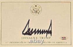 Donald Trump Framed Autographed Assassination Attempt Presidential Photo PSA DNA