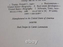 Donald Trump Full Signature Signed Autographed 1987 Art of The Deal Book PSA LOA