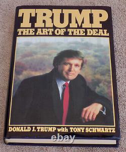 Donald Trump Full Signature Signed Autographed 1987 Art of The Deal Book PSA LOA