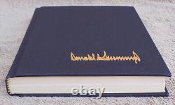 Donald Trump Full Signature Signed Autographed 1987 Art of The Deal Book PSA LOA