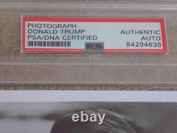 Donald Trump Full Signature Signed Autographed Encapsulated Photo PSA/DNA + LOA