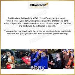 Donald Trump Hand Signed 16x12 US President Autograph Photo + COA & PSA QO CARD