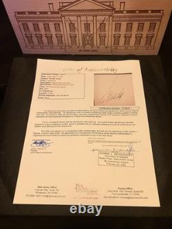 Donald Trump Hand Signed Autograph (COA JSA) The America We Deserve (Book)