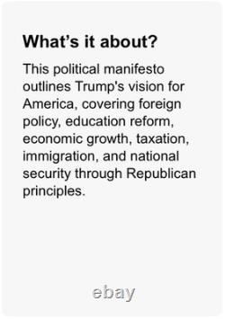 Donald Trump Hand Signed Autograph (COA JSA) The America We Deserve (Book)