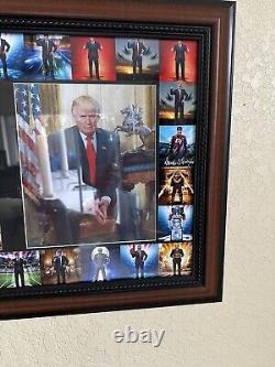 Donald Trump, Hand Signed Autograph, Custom Framed JSA LOA