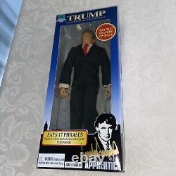 Donald Trump Hand Signed Autographed 12 inch Talking Doll Apprentice