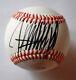 Donald Trump Hand Signed Autographed Baseball With Coa