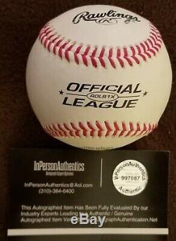 Donald Trump Hand Signed Autographed Baseball withCOA