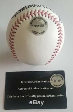 Donald Trump Hand Signed Autographed Baseball withCOA 12 Photos