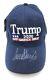 Donald Trump Hand Signed Autographed Blue 2020 Keep America Great Hat With Coa