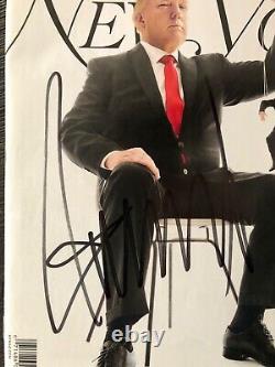 Donald Trump Hand Signed, Autographed New YorkMagazine Cover Full Mag/Rally