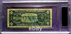 Donald Trump Hand Signed Crisp One Dollar ($1.00) Bill- Psa/dna Authenticated