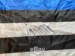 Donald Trump Hand Signed Flag With COA
