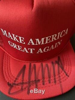 Donald Trump Hand Signed Hat With COA