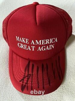 Donald Trump Hand Signed MAGA Hat