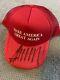 Donald Trump Hand Signed Maga Hat With Coa