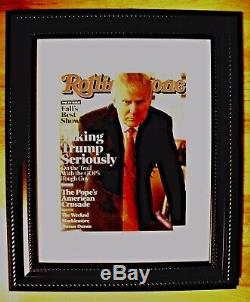 Donald Trump Hand Signed ROLLING STONE Magazine Cover Authentic, Comes COA