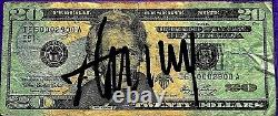 Donald Trump Hand Signed Rare Twenty Dollar ($20.00) Bill- Jsa Authenticated