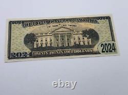 Donald Trump Hand Signed Trump Dollar Blue Signature