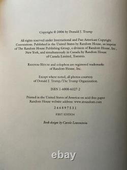 Donald Trump How To Get Rich Signed Autograph Book First Edition 45-47 President