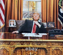 Donald Trump JSA Signed Photo President Autograph psa Political Oval office LOA