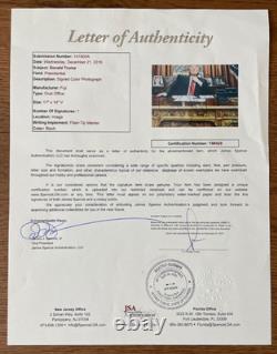 Donald Trump JSA Signed Photo President Autograph psa Political Oval office LOA