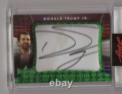 Donald Trump Jr. 2020 Leaf Decision Cut Signature Emerald Autograph Sp 3/10 Auto