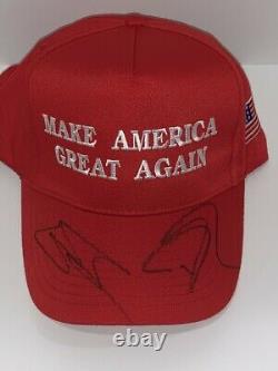 Donald Trump Jr & Eric Trump Signed Make America Great Again Hat Jr. Jsa Coa