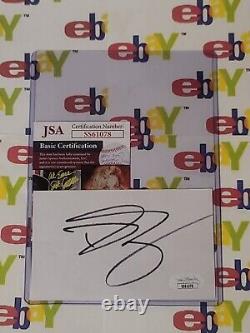 Donald Trump Jr. Signed 3x5 Index Card JSA certified