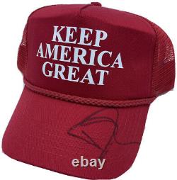 Donald Trump Jr Signed Autographed Keep America Great Again Hat 2020 Maga Coa