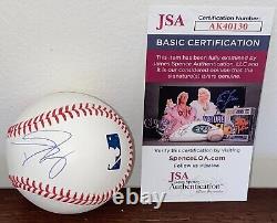 Donald Trump Jr Signed Autographed Rawlings MLB Baseball Presidents Son JSA N2