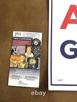 Donald Trump Jr Signed Autographed Sign Campaign Poster MAGA POTUS 2024 JSA