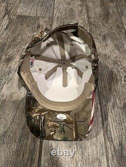 Donald Trump Jr Signed Camo Trump 2020 Hat Jsa Coa Maga Don President America