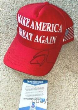 Donald Trump Jr Signed Official Hat Make America Great Maga President Son Bas A