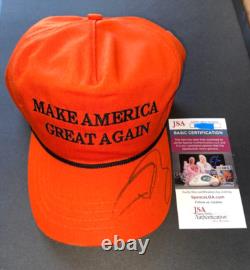 Donald Trump Jr Signed Official Maga Hat Make America Great President Son Jsa
